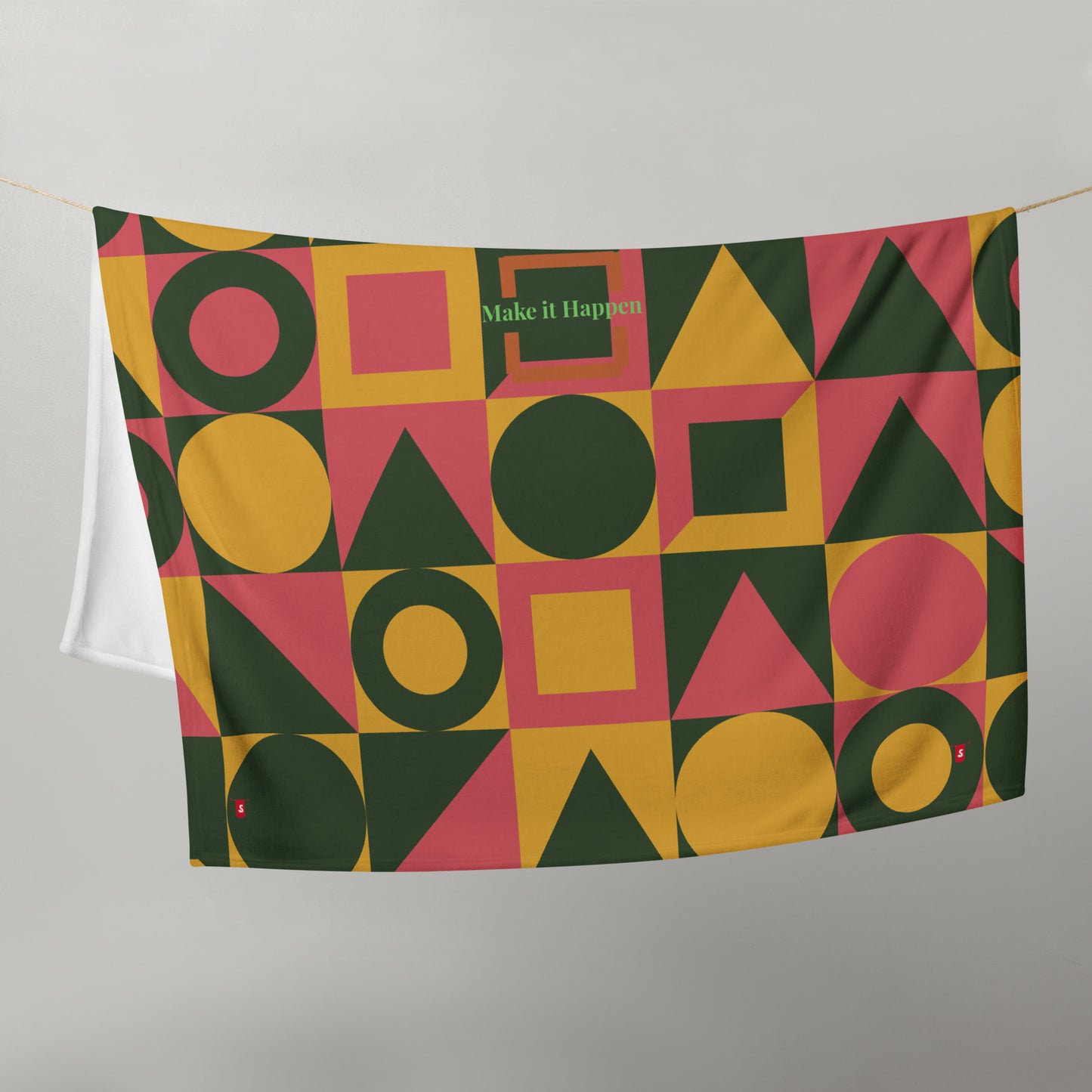 🟠SpenCo "Make It Happen" Throw Blanket
