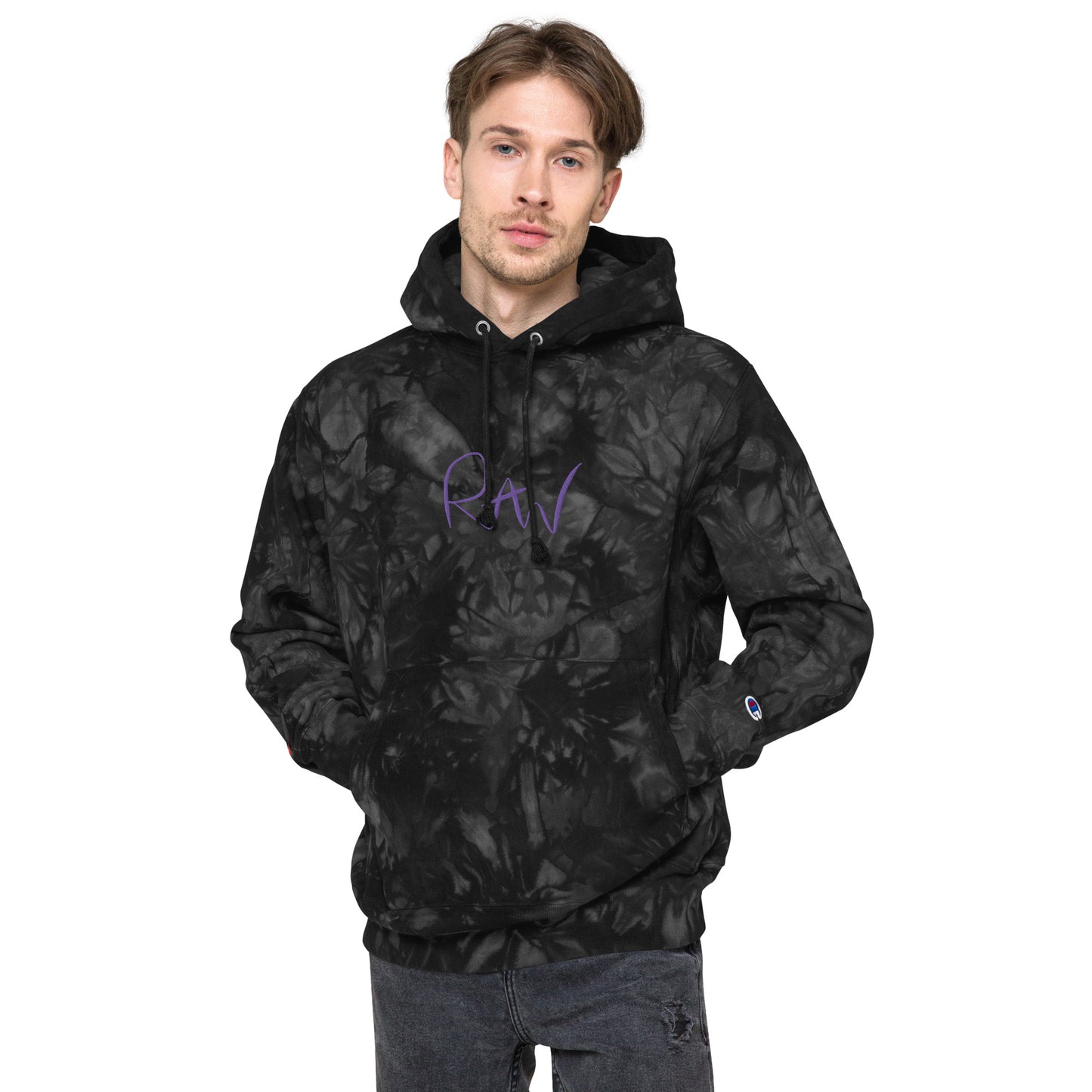 🟠RAW Champion Tie-Dye Hoodie