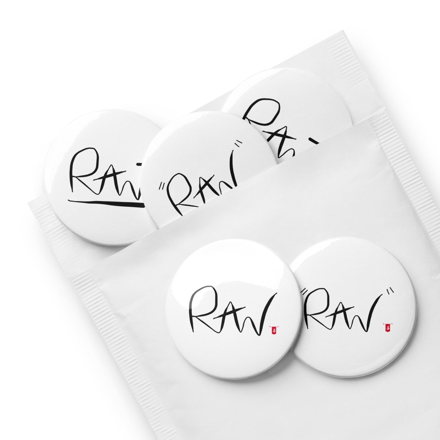 🟠 RAW Pin Button Set